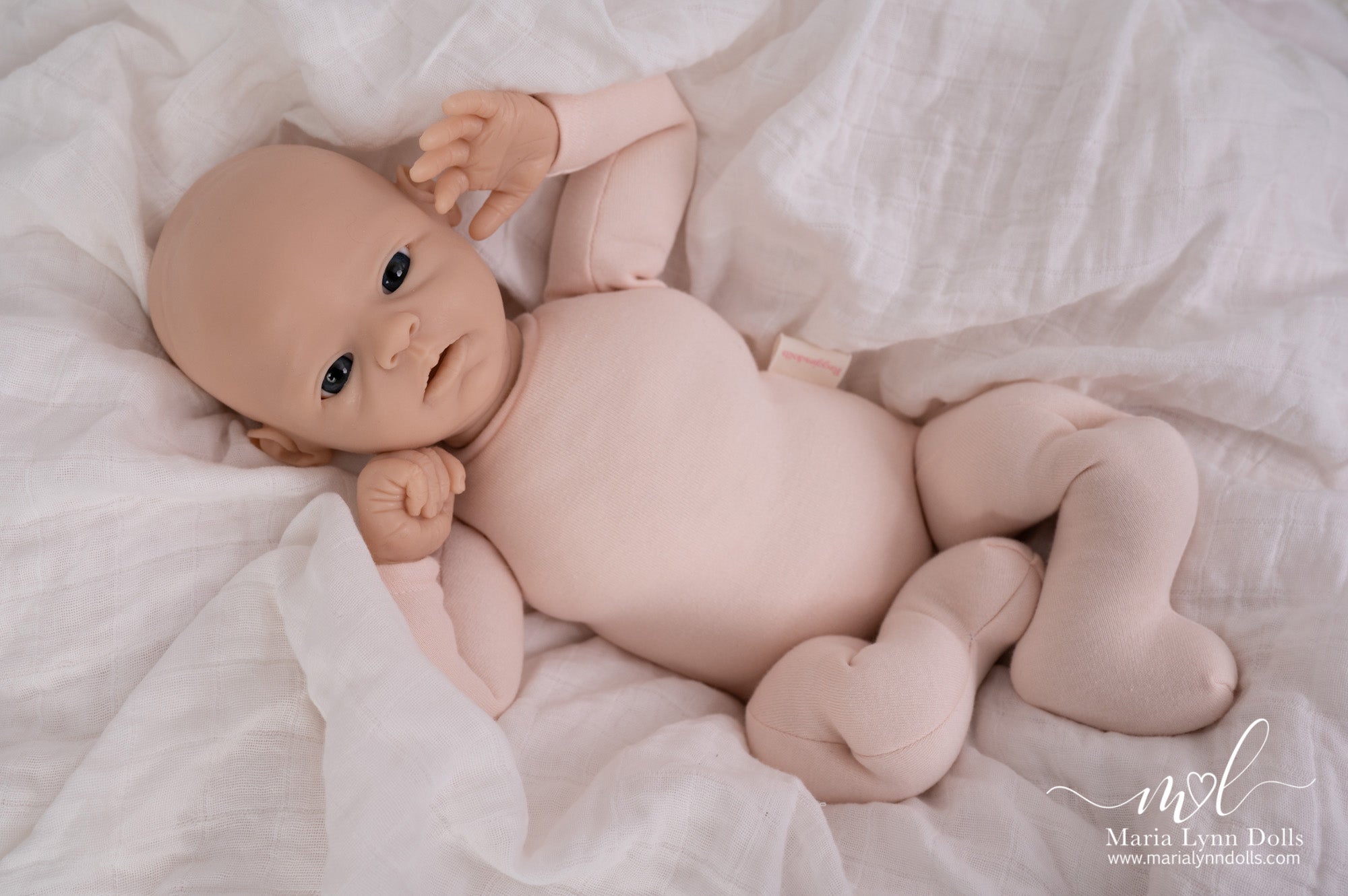 Partial silicone baby doll on sale